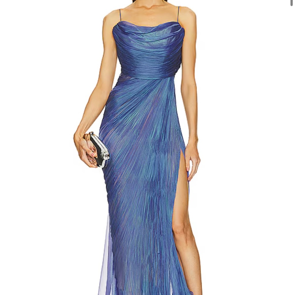 Maria Lucia Hohan - Regina Gown in Lagoon